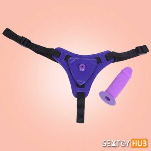 Ultra Elastic Harness Lesbian Strapon Dildo SO-018