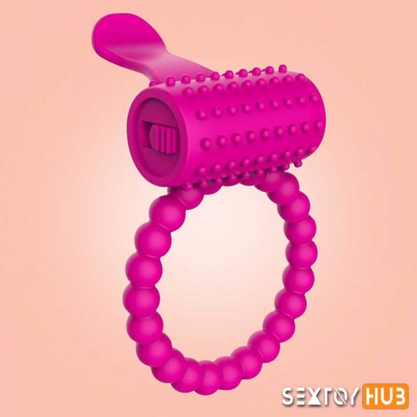 Dotted Vibrating Cock Ring CR-009