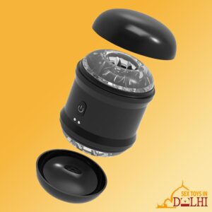 Transparent Cyber Stroke Vibrating Masturbator MS-002